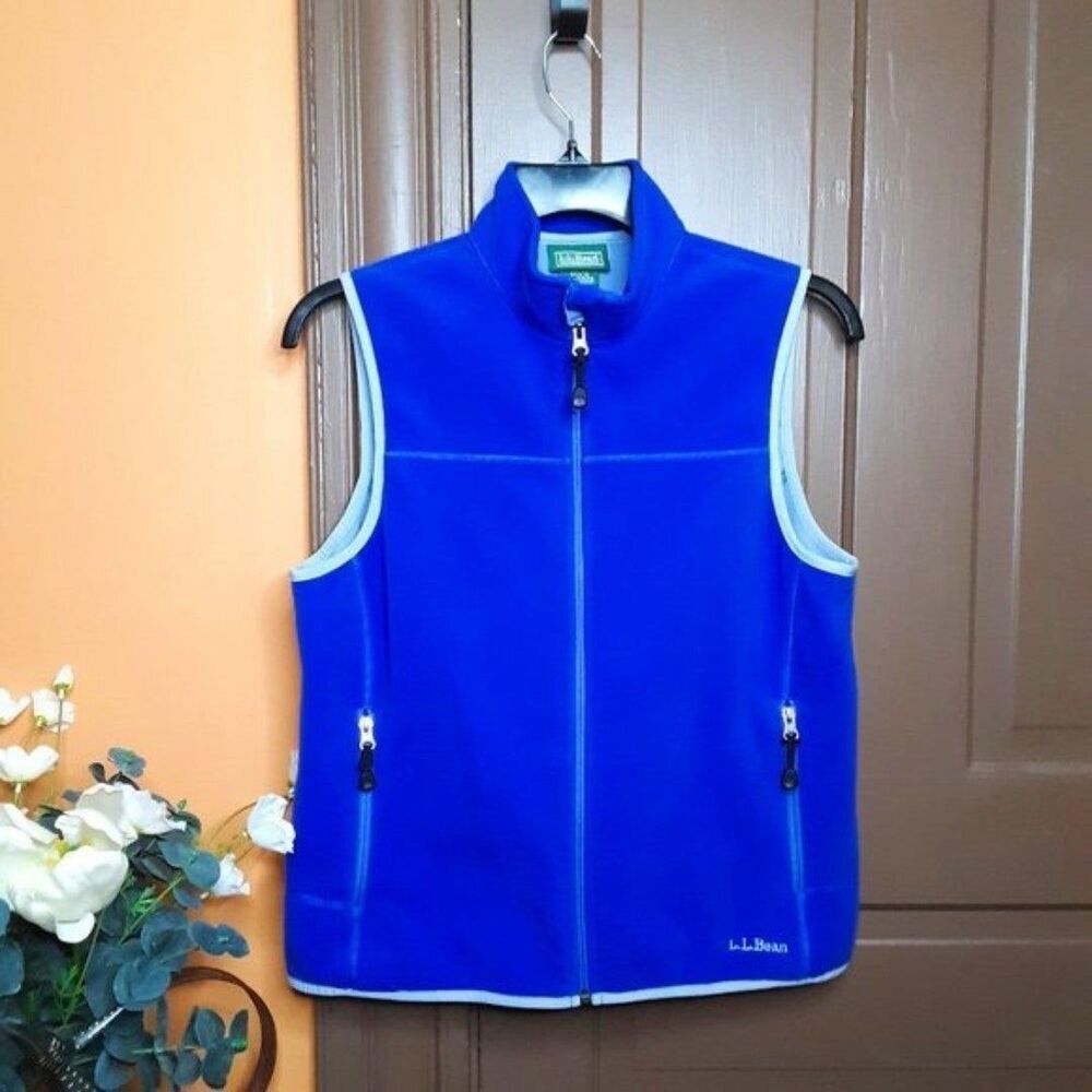 L.L Bean Women Light Purple Polyester Vest size M